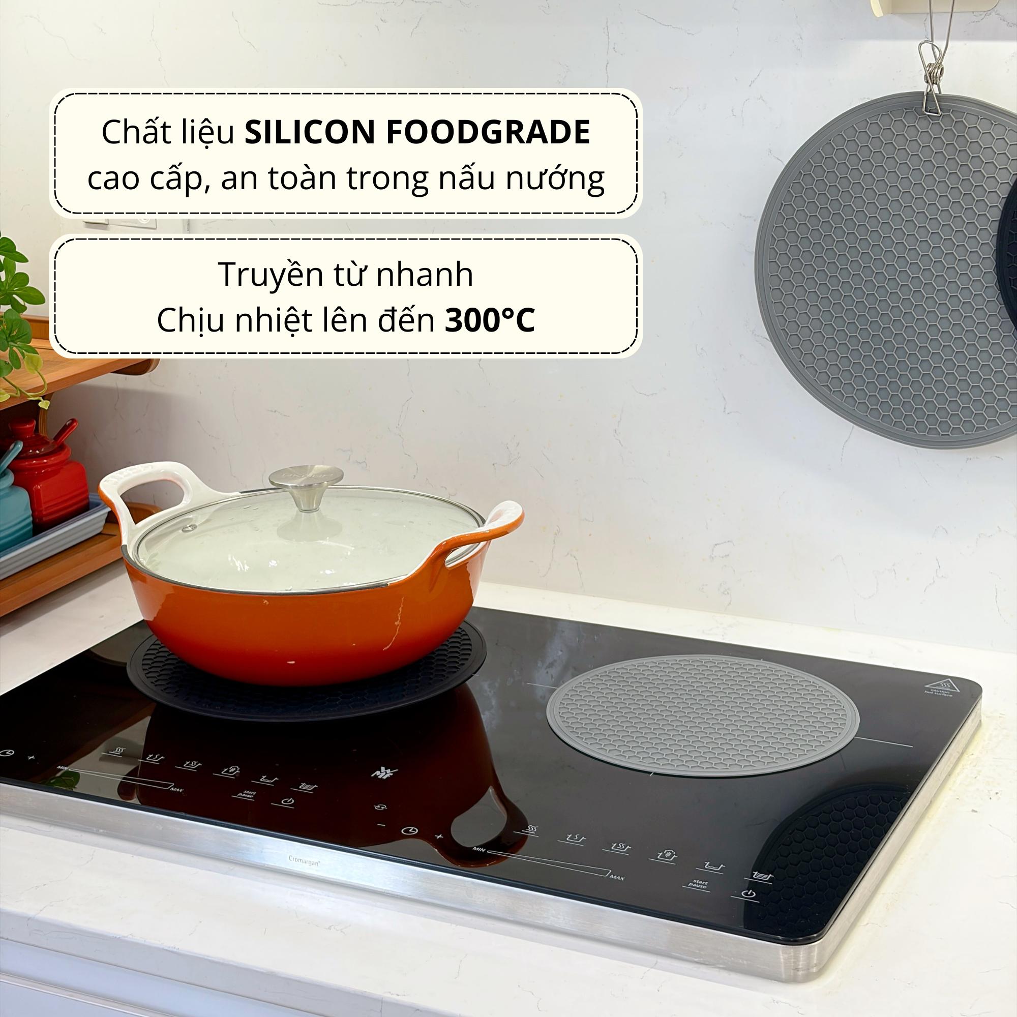 Miếng lót bảo vệ bếp từ silicon cao cấp Perfection by M V3 - Ảnh 5