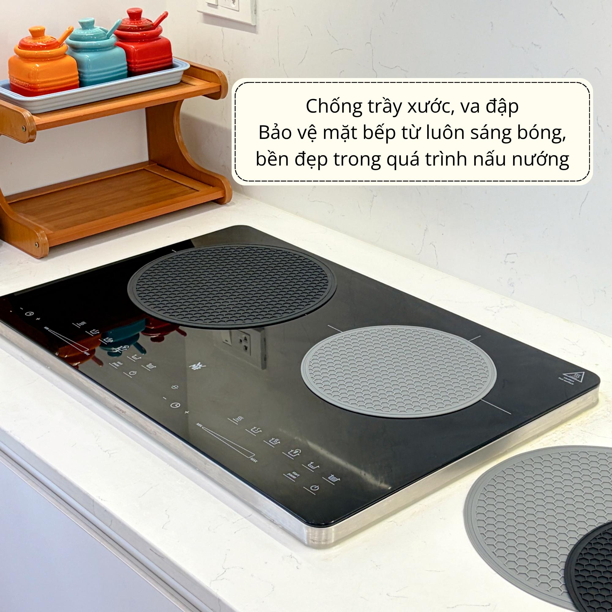 Miếng lót bảo vệ bếp từ silicon cao cấp Perfection by M V3 - Ảnh 2
