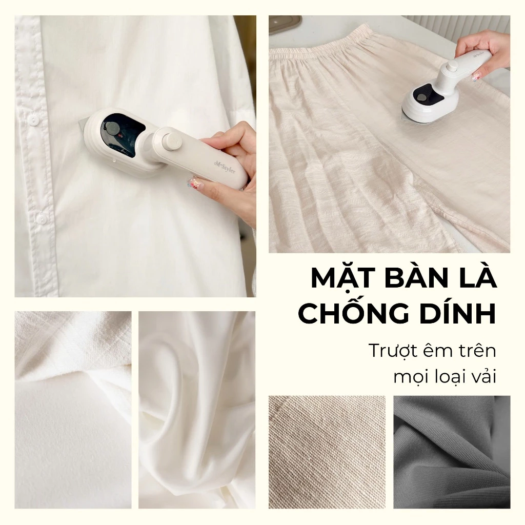 Bàn là mini phun ẩm Hàn Quốc M - Styler - Ảnh 6