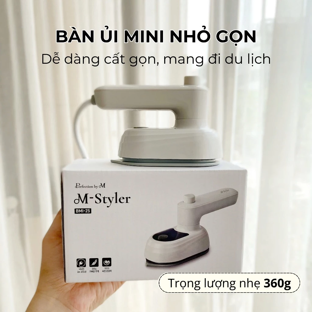 Bàn là mini phun ẩm Hàn Quốc M - Styler - Ảnh 2